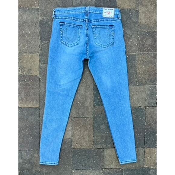 True Religion mid rise skinny jeans size 31x29 - Picture 3 of 5
